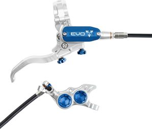 Hope Tech4 EVO TR4 Silver / Blue rear brake Standard hose