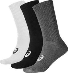 Pack de 3 Paires de Chaussettes Asics Crew Gris Unisex