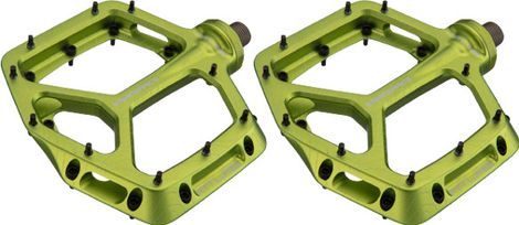 Atlas Green Race Face Flat Pedals