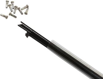 Rayons Inox Argent 2mm X 294mm Avec écrous - Boîte De 100 - VELOX