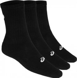 Asics Crew Zwart Unisex 3-Pack Sokken