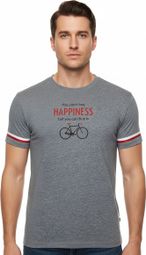 T-Shirt Manches Courtes Rubb'r Happiness Gris