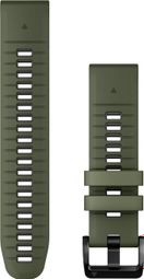 Muñequera de silicona Garmin QuickFit de 22 mm Verde musgo Gris grafito