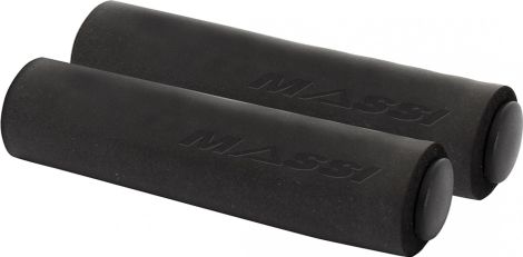 Paire de Grips Massi Silicone Mat Noir