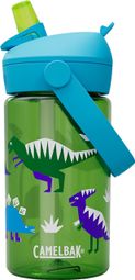 Gourde Enfant Camelbak Thrive Flip Staw 400mL Dino Vert/Bleu