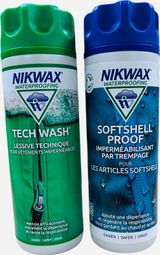 Lessive TECH WASH 300ml + Imperméabilisant SOFTSHELL PROOF 300ml