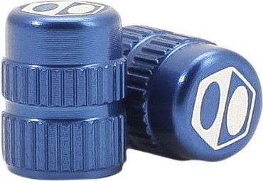 Paire d'Embouts de Valve Box One Schrader Bleu