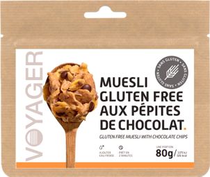 Voyager Comida Liofilizada Muesli Sin Gluten con Chips de Chocolate 80g