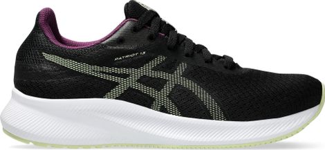 Chaussures Running Asics Patriot 13 Noir Rose Vert Femme Alltricks