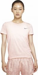 Camiseta de manga corta Nike Dri-Fit Run Division Rosa, Mujer