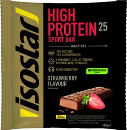 Barres Proteinées Isostar High Protein 25 Fraise 3x35gr