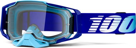 100% Armega Royal Blue Clear Goggle