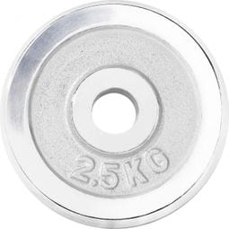 Disques de poids chromés avec alésage de 31 mm - De 0 5 KG à 30 KG - Poids : 2 5 KG