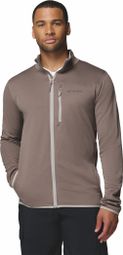 Chaqueta polar Columbia Essential Hike Grid gris para hombre