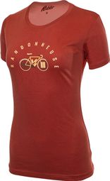 T-Shirt Manches Courtes Rubb'r Randonneuse Rose Femme