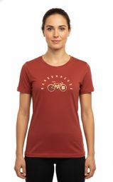 T-Shirt Manches Courtes Rubb'r Randonneuse Rose Femme