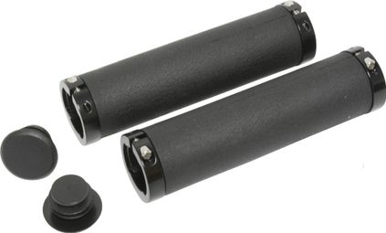 Pair of Position One Foam 130mm Grips Black