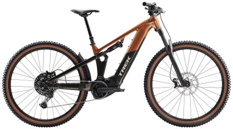 VTT Électrique Tout-Suspendu Trek Powerfly+ FS 4 Shimano Cues 10V 600Wh 29'' Orange/Vert Gén. 4