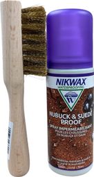 Imperméabilisant chaussures nubuck et daim spray + brosse spéciale
