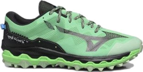 Mizuno Wave Mujin 9 Green Black Trail Running Shoes