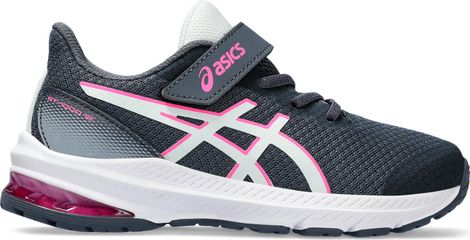 Chaussures Running Asics GT-1000 12 PS Bleu/Rose Enfant