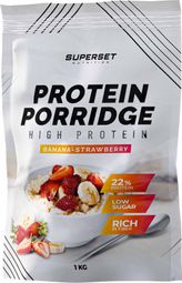 Protein Porridge (1kg) - Superset Nutrition - Fraise Banane - Flocons D'avoine