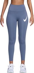 Dames Nike Tempo Swoosh Run 7/8 Tights Blauw