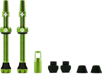 MUC OFF-Tubeless valve kit V2 (paar) 60mm Green