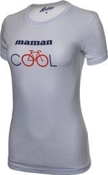 Rubb'r Maman White Women's Short Sleeve T-Shirt