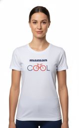 Rubb'r Maman White Women's Short Sleeve T-Shirt