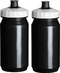 Gourde 2 x 550 ml bouteille d'eau noir et blanc