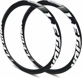 Paire de jantes LEGION 20 x 1-3/8 | Aluminium 6061 T6 | Noir