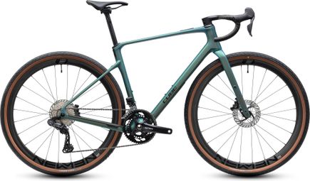 Vélo de Gravel Cube Nuroad C:62 Race Shimano GRX Di2 12V 700 mm Vert Jungali 2027