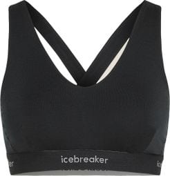 Brassière Icebreaker Merino 125 Cool-Lite Sprite Noir