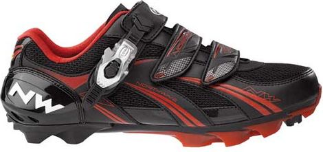 Chaussures VTT Northwave SPARTA SBS Noire Rouge