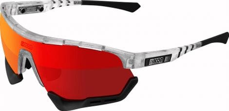 Scicon Sports Aerotech SCN PP XXL Lunettes De Soleil De Performance Sportive (Scnpp Multimorror Rouge/Matt Gelé)