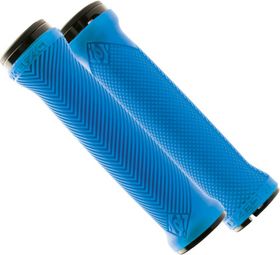 Paire de Grips Race Face LoveHandle Double Lock-On Bleu