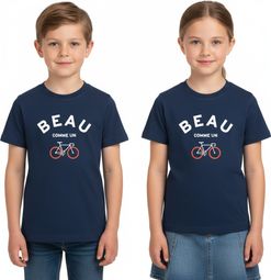 Rubb'r Beau Short Sleeve T-Shirt Kind Blauw