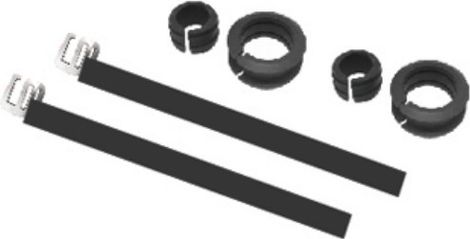 Paar riemen + afstandhouders Blackburn Outpost Elite Handlebar Roll Mount Kit For Handlebar Bag