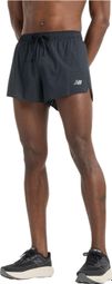 New Balance RC Ultra Light 3in Split Shorts Schwarz Herren