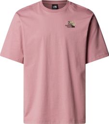 Maglietta unisex The North Face Graphic Dome Flower Rosa