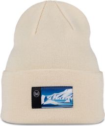 Buff Knitted Beanie Lilon Gem Beige