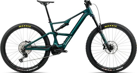 Orbea Rise LT H10 Volledig elektrisch geveerde MTB Shimano 12S 630 Wh Shimano 85 Nm 29'' Escape Green Splash Ice Green 2026