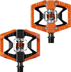 CRANKBROTHERS Pedali DOPPIO SHOT Arancione Nero