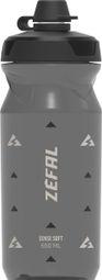 Bidón Zefal Sense Soft 65 650 ml Transparente Negro