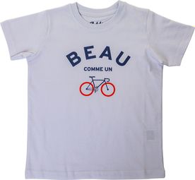 T-Shirt Manches Courtes Rubb'r Beau Blanc Enfant