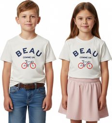 T-Shirt Manches Courtes Rubb'r Beau Blanc Enfant