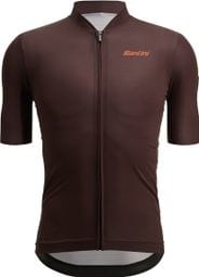 Maillot Manches Courtes Santini Glory Day Marron