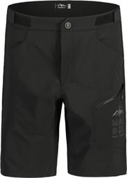 Maloja FuornM mountain bike shorts. Black