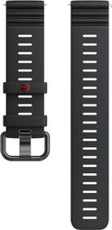 Polar Premium 22 mm Silikonarmband Nachtschwarz